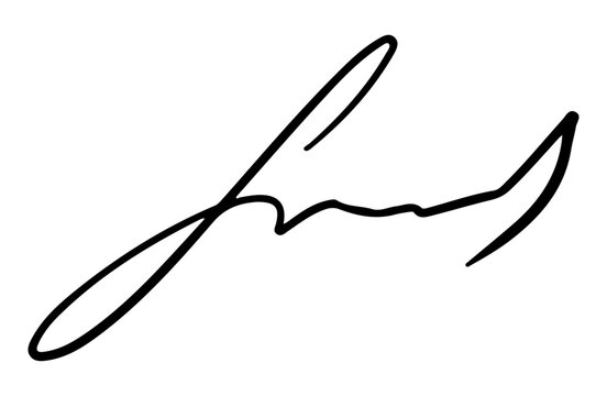 recommend clip art: Handwritten fake autograph. Fictitious vector signature for signing documents on white background