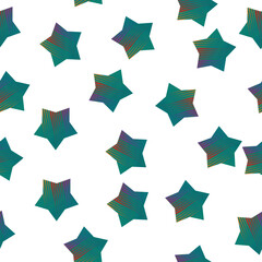 seamless pattern with stars, seamless pattern with star flowers, seamless pattern with green star on white background repeat style, replete image design for fabric printing