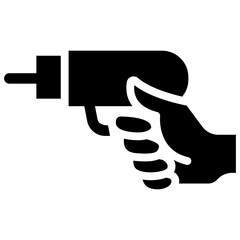 Drill icon vector illustration graphic design