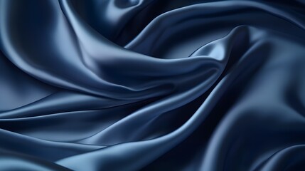 Fototapeta premium Texture, background. template. Silk fabric blue, Blue silk UHD Wallpaper