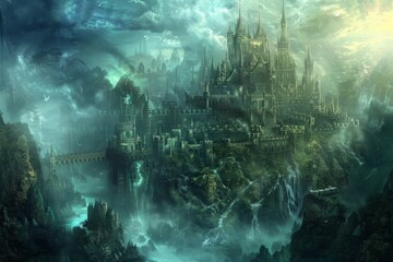 Mystical Castle in the Clouds.