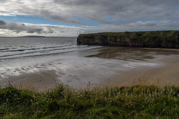 coastal beach view of the ocean in Ireland