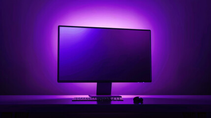 A World of Potential: Glowing Monitor Awaits Exploration