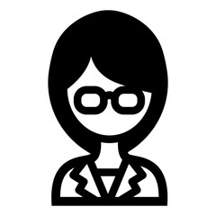 Scientist icon vector illustration graphic design