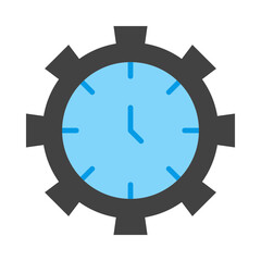 Time Management Flat Icon