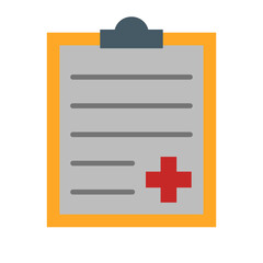 Obraz premium Health Report Flat Icon
