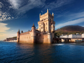 Fototapeta premium castle in the city