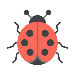 Ladybug Flat Icon