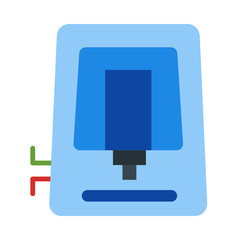 Water Purifier Flat Icon