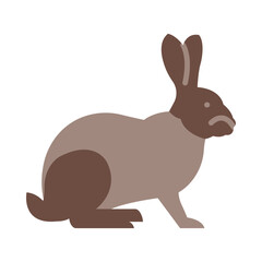 Rabbit Flat Icon