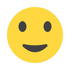 Fototapeta premium Smile Flat Icon