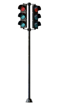 PNG  Traffic light signal pole