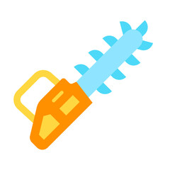 Chainsaw Flat Icon