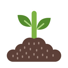 Seedlings Flat Icon