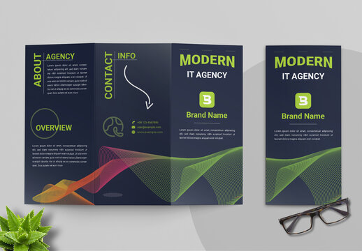 IT Trifold Brochure Design