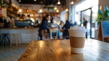 Coffee Break at a Cozy Cafe
