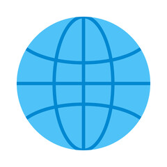 Global Flat Icon