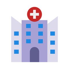 Obraz premium Hospital Flat Icon