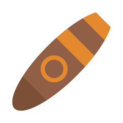 Cigar Flat Icon