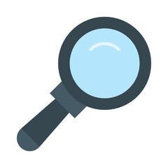 Magnifying Flat Icon