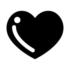 Heart icon vector illustration graphic design