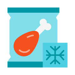 Frozen Goods Flat Icon