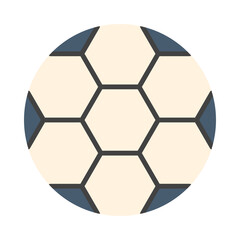 Fototapeta premium Football Flat Icon