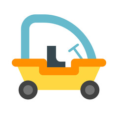 Dune Buggy Flat Icon