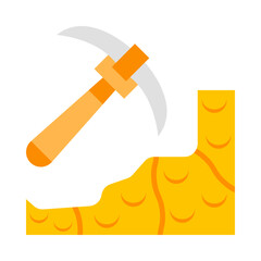 Mine Flat Icon