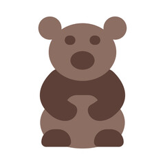 Teddy Bear Flat Icon