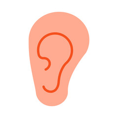Ear Flat Icon