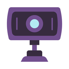 Web Cam Flat Icon
