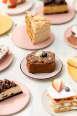 desserts on plate