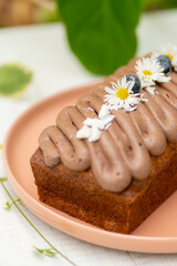 banana bread on a plate