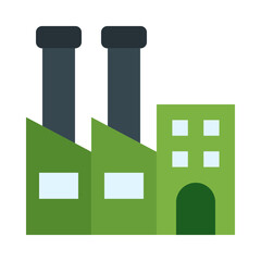 Factory Flat Icon