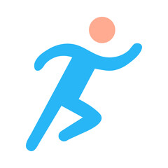 Running Flat Icon