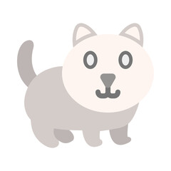 Cat Flat Icon