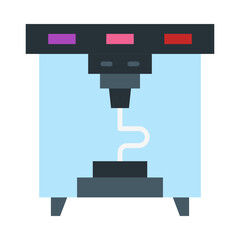 3d Printer Flat Icon