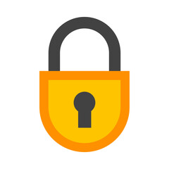 Padlock Flat Icon