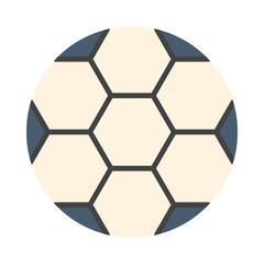 Fototapeta premium Football Flat Icon