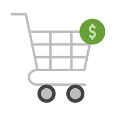 Shopping Cart Flat Icon