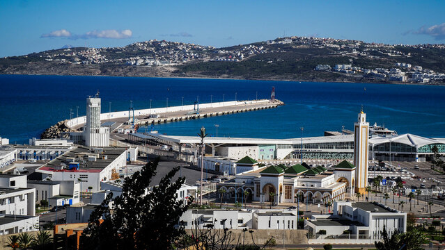 The architecture of Tangier in Morocco