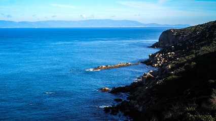 The landscape of Cape Spartel in Northern Morocco