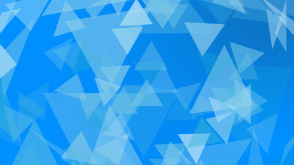 blue blurry triangle background design. Geometric background in Origami style with gradient	