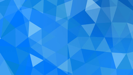 blue blurry triangle background design. Geometric background in Origami style with gradient.