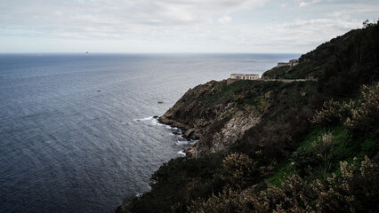 The view of Ceuta, Spanish territory in Northern Africa