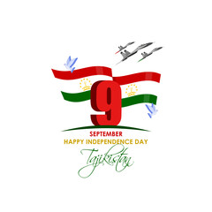 Vector illustration of Tajikistan Independence Day social media feed template