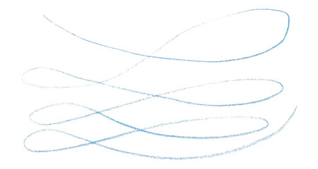 Light blue pencil strokes in simple style, isolated on transparent background.