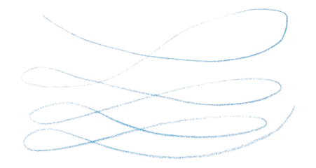 Light blue pencil strokes in simple style, isolated on transparent background.