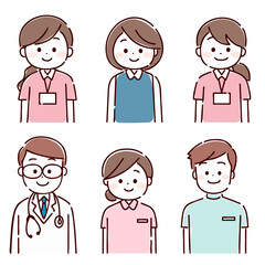 笑顔の在宅医療チームの人々